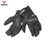 Genuine Goat Skin Gloves Outdoor Sports Full Finger Motocycle Carbon Fiber Tortoise Shell